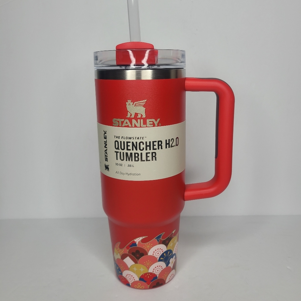 Stanley Cup Lunar New Year LIMITED EDITION Red Dragon‎ Tumbler Flowstate 30oz